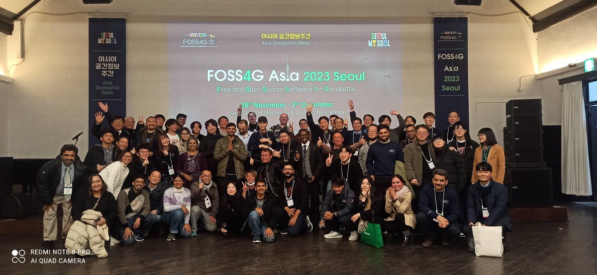To fostering a vibrant and diverse #foss4g community!
@foss4g_asia2023