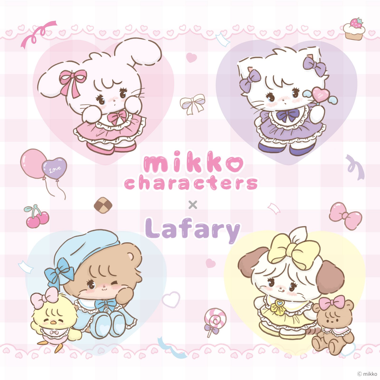mikko illustration NANDEMO コラボオブジェ　ラテ mikkoillustrations | 🐻ラテ｛ポーズ🩵✨🪽 ♡アイドル🐻ラテ