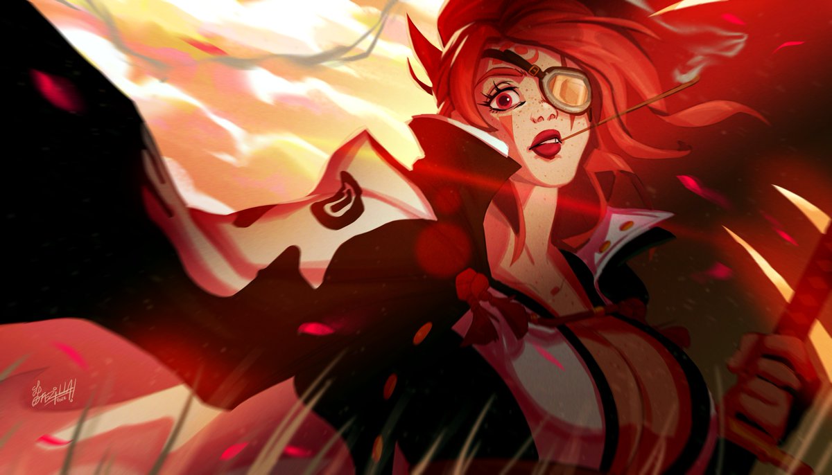StudioFezilla's tweet photo. This week is a Baiken from Guilty Gear that I drew from last year 🍈🍈
#baiken #GuiltyGear #GuiltyGearStrive #artwork #gaming #arts #digitaldrawing #digitalart #STRIVE #anime #manga #studiofezilla #fezilla #FanArtFriday https://t.co/McEzwf9mtV