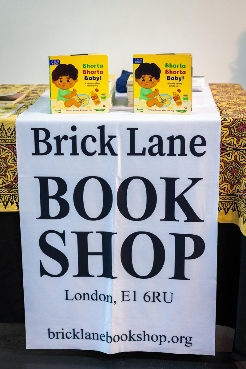'Bhorta Bhorta Baby!' is available at <a href="/BrickLaneBooks/">Brick Lane Bookshop (has left, on bluesky)</a> ! Our new book is an exploration of the sensory joys that making a special dish with a special little one can provide. Not to be missed if you have an eager little helping hand in the kitchen!

#bricklane #bhortabhortababy