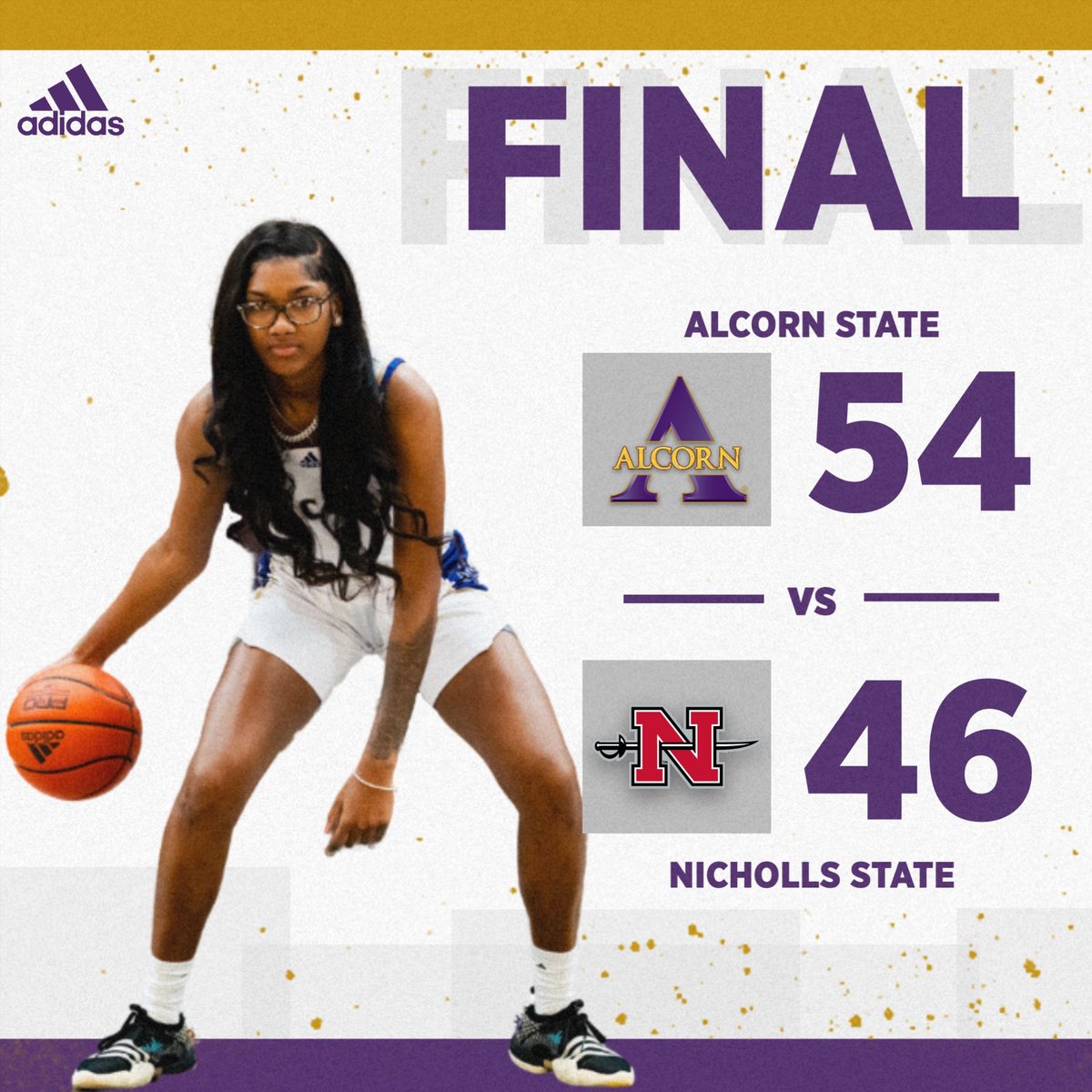 BRAVESSPORTS's tweet photo. Final Score for Lorman…

Lady Braves get an eight point victory over Nicholls inside the Whitney!! 

#FearTheBrave #SWACWBB https://t.co/J50Vao6bLZ