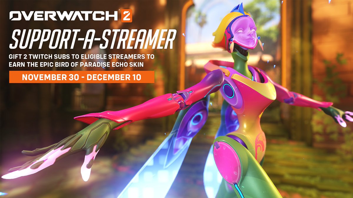 My first #Overwatch2  campaign and I'm super excited!! Catch me live this afternoon at 3pm aest! To celebrate! 

#supportastreamer