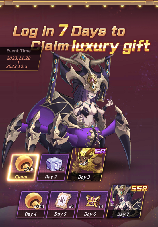 maple_hero59010's tweet photo. 😲What! November is coming to an end! 
❄️The weather is getting colder, adventurers please wrap up warmly!  

The Thanksgiving activities are still going on, don’t miss this spider! https://t.co/JRUI1CZoO7