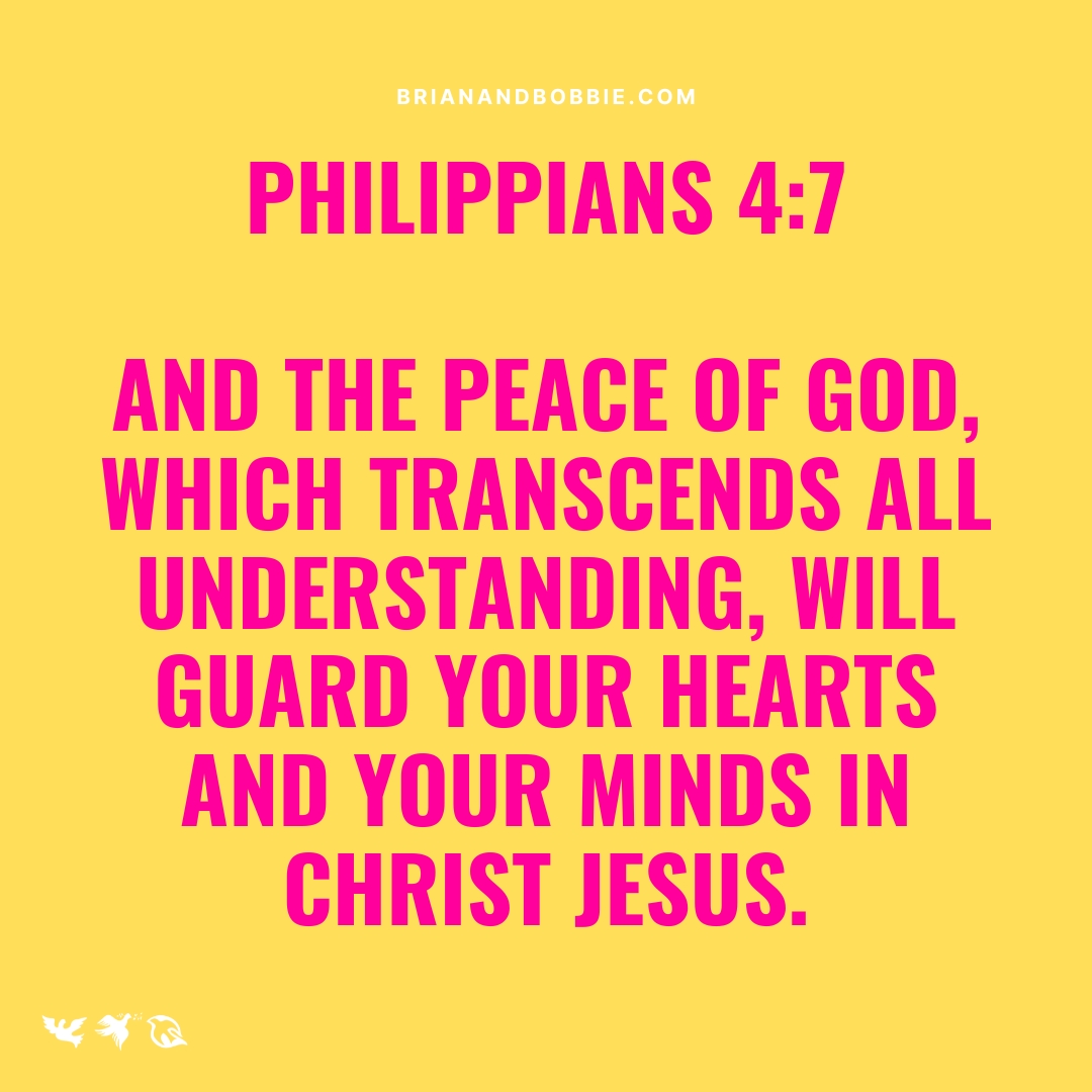 Hope this verse gives you comfort in the days we are in. 💛 

Bobbie 🕊️