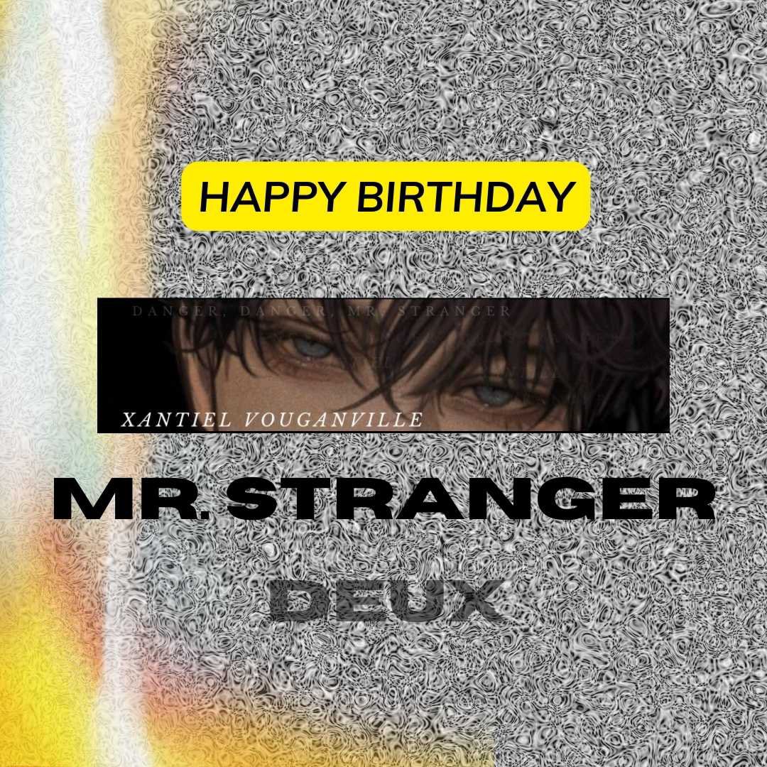 Happy birthday, Mr. Stranger 😛
Balita ko book mo raw pinakapogi ah? 🫦🖤 #XANTIrrificBday #DeuxisComingSoon