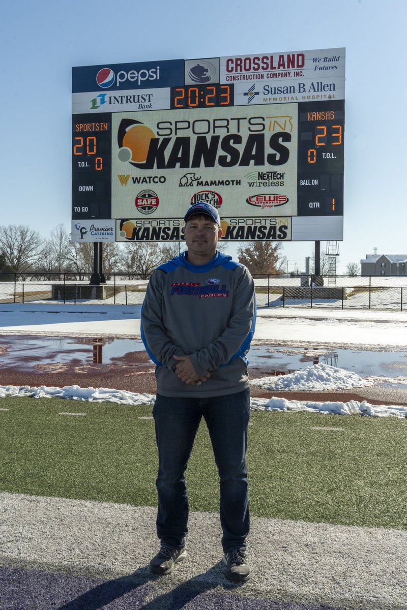 Sports in Kansas 2023 8M-II Football Coach of the Year

Eric Detweiler, Axtell 

Detweiler is no stranger to winning this award as he takes it home for the third consecutive time. The Eagles have won three straight 8M-II titles and have a 39-game winning streak going into next