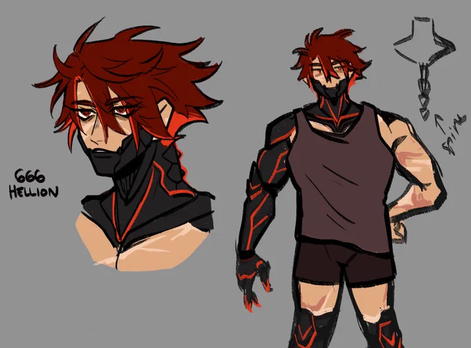 [oc] lancer ttrpg character thats definitely not AC6 fan oc huh whuh