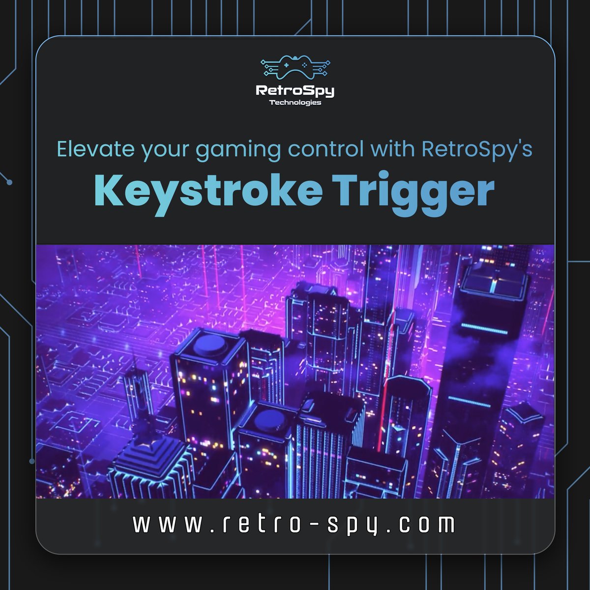 RetroSpyDisplay's tweet image. Ready to elevate your gaming experience? 🚀 Introducing RetroSpy Keystroke Trigger – where nostalgia meets precision! 🕹️💡 Unleash the power of classic gaming vibes with a modern twist. 🔥
.
.
Visit our website: 👉 @ retro-spy.com
.
.
#technologylover #inputDisplay