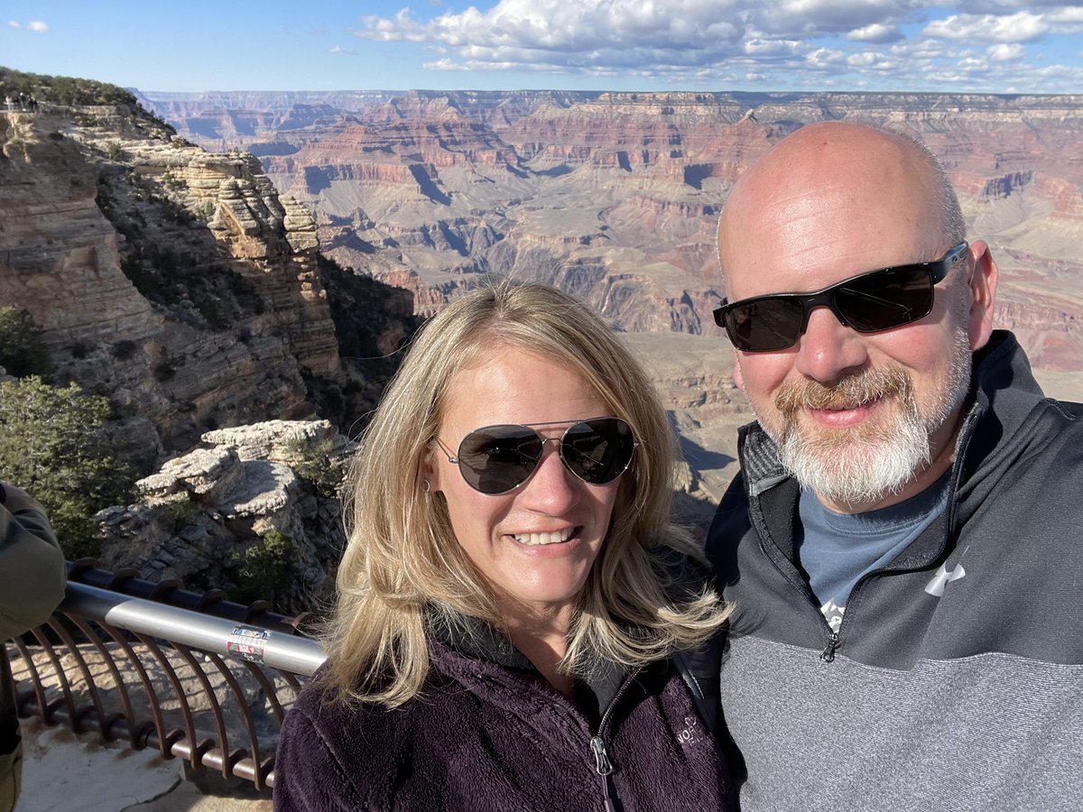 highlifeoutdorz's tweet image. Another stellar day! This time we’re at Grand Canyon National Park. Stunning views that cannot be fully captured with a camera.

#rvlife #gorving #fulltimervers #travel #arizona #grandcanyonnationalpark #seeallthethings #keepyourdaydream #goldendoodle #finn #digtalnomad
