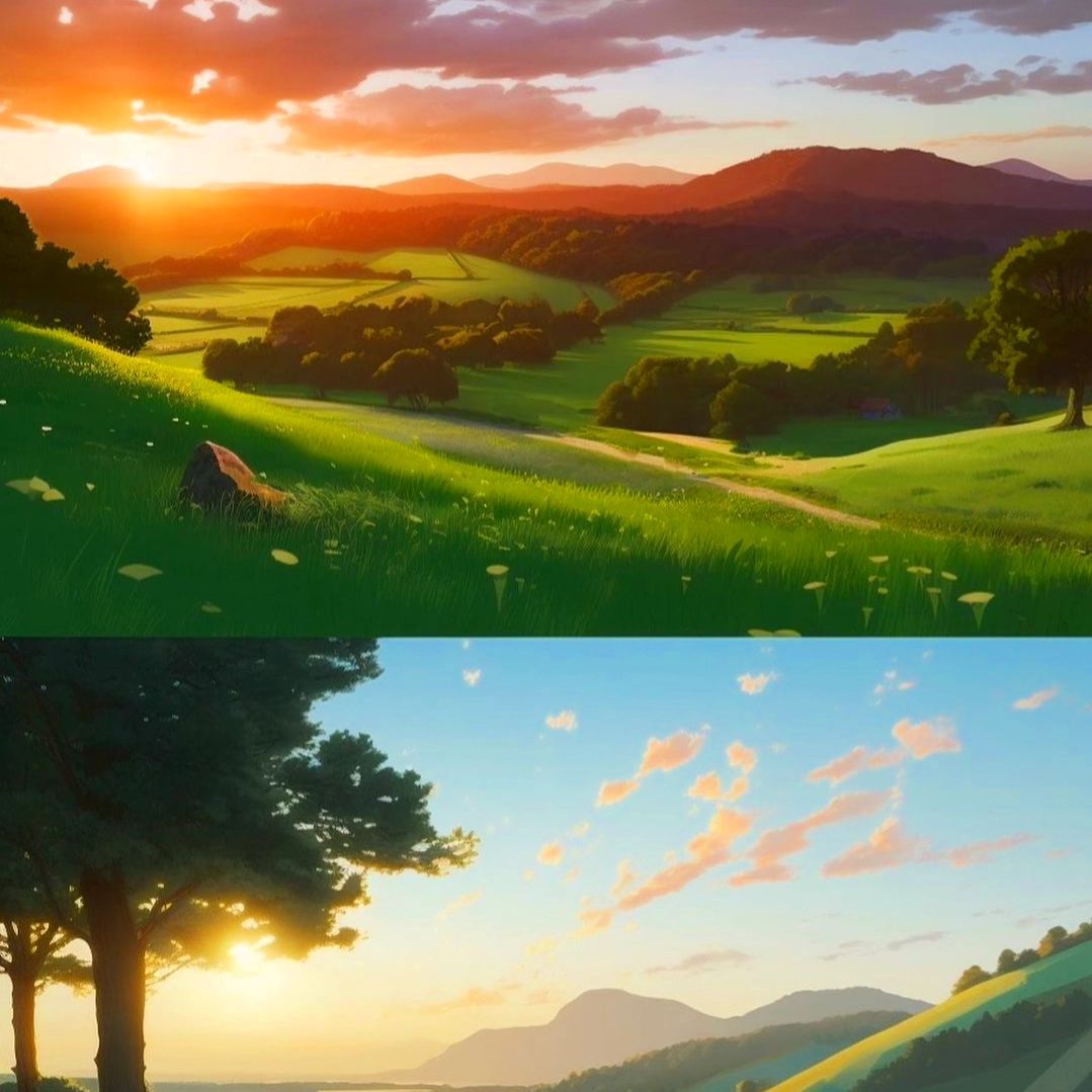 The flowers and leaves are fragrant, and the beautiful scenery lasts morning and night