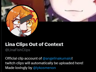 AngelinaKumalo's tweet photo. ✨ANNOUNCEMENT✨

🎀I now have an automated clip account! This account automagically posts clips YOU clip from twitch! 

Isn't technology amazing? If you love my content, you're sure to love this account!

@LinaFishClips https://t.co/AZnV9Gg60b