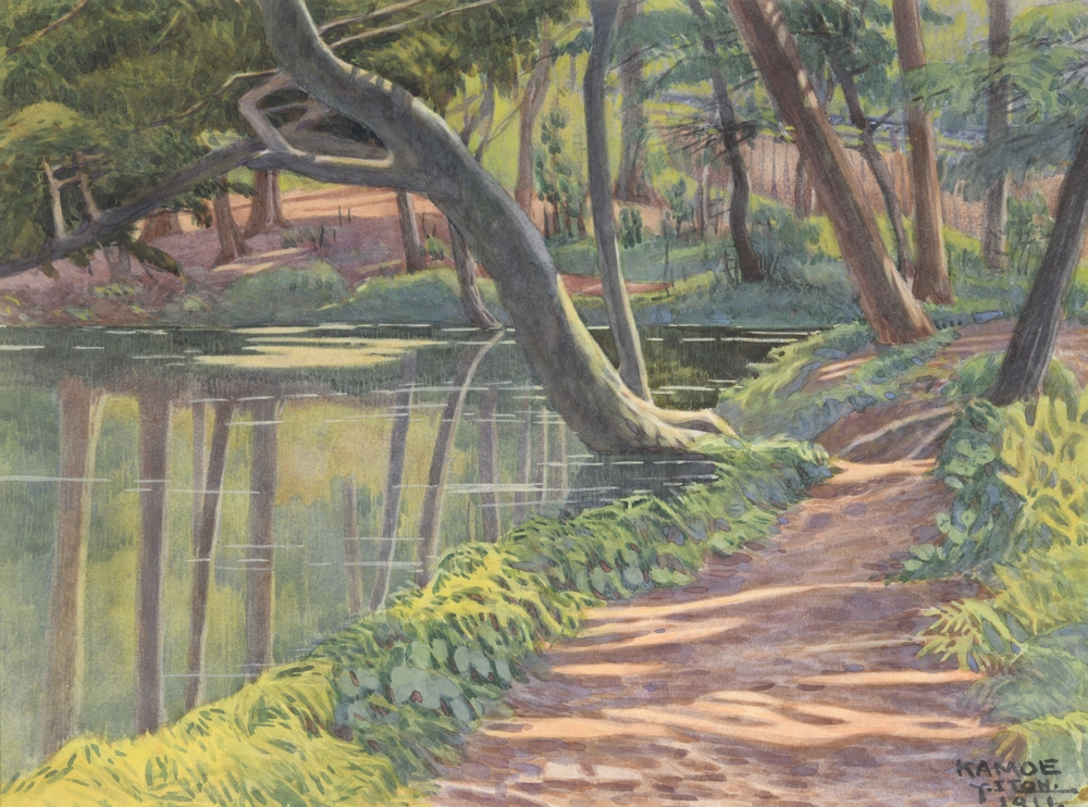 伊藤快彦は「再発見！美しすぎる日本近代の絵画たち」展の第一部【三宅