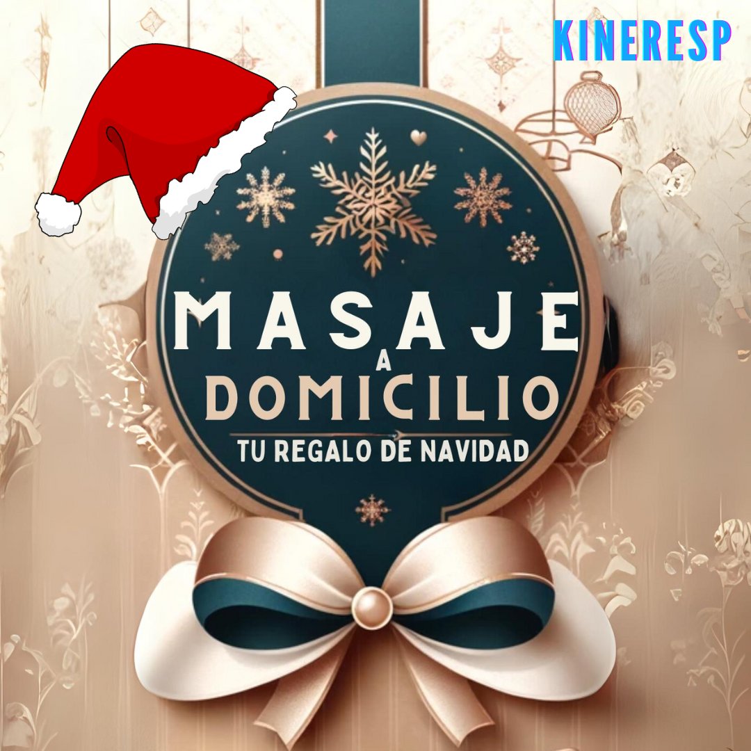 ¿Imaginas poder regalar relajación y bienestar esta Navidad? 🎄💆‍♂️  Descubre cómo sorprender a tus seres queridos con un regalo único: ¡un  masaje a domicilio con KineResp! Sigue leyendo para saber más.  #RegaloNavidad #Bienestar #RegaloDiferente #MasajeADomicilio #regalos