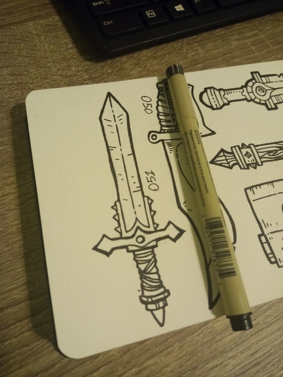 Tiny weapon day 51 #sketchbook