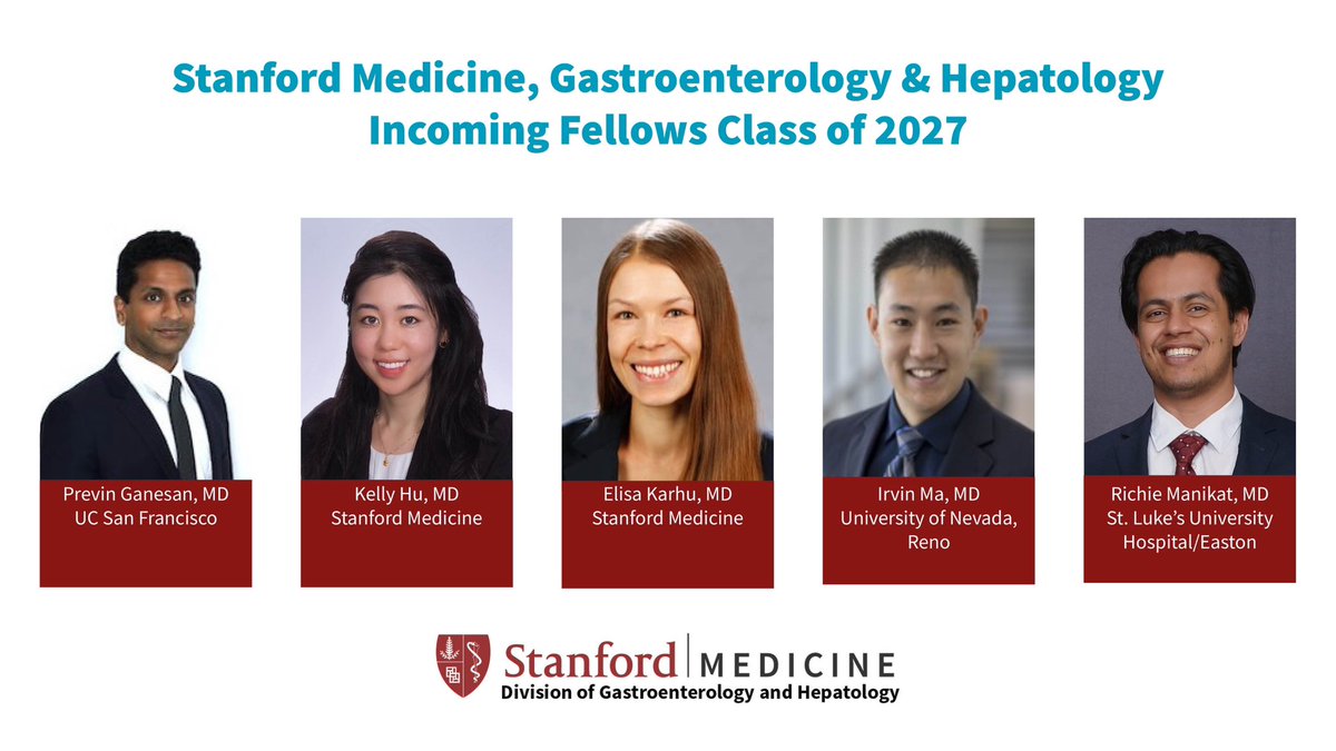 Thrilled to open our doors to our new fellows joining @Stanford_GI! Looking forward to their journey of clinical training, innovation and discovery. Welcome to the family! #NextGenGI #Match2023 #GITwitter #livertwitter