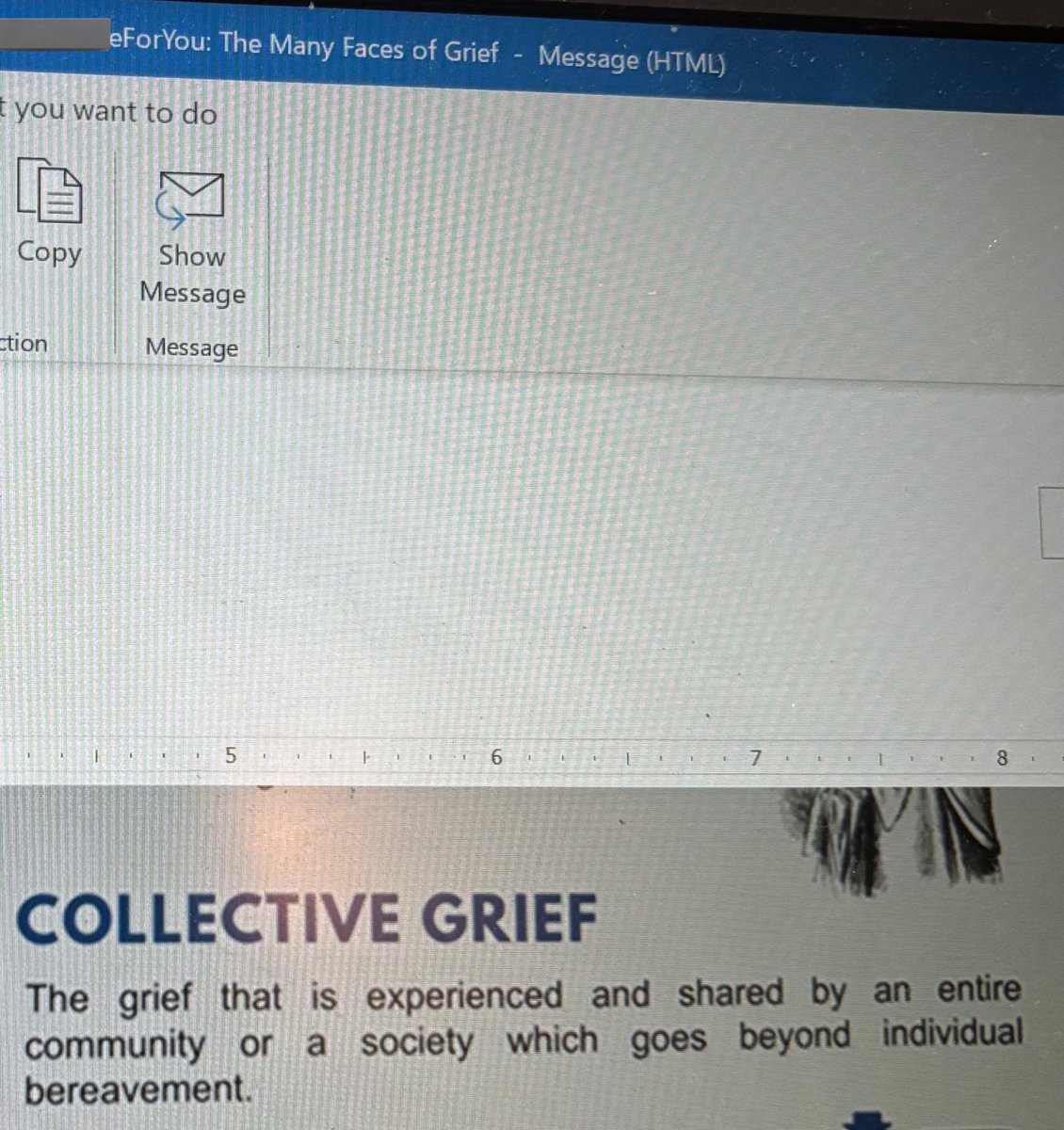 mariawows's tweet photo. aliw yung company namin bigla nagsend ng the faces of grief na email, v timely v relevant 👍🏻👍🏻👍🏻 5 stars ⭐️⭐️⭐️⭐️⭐️ https://t.co/KMQ4k5zgIm