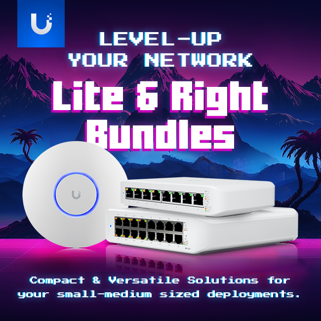 🚀 Take your network to the next level with Ubiquiti Lite Bundles! 💻 Enjoy faster internet, seamless streaming, and robust connectivity. Upgrade today! #Ubiquiti #UbiquitiLite  #NetworkUpgrade #AccessPoint #NetworkSwitch