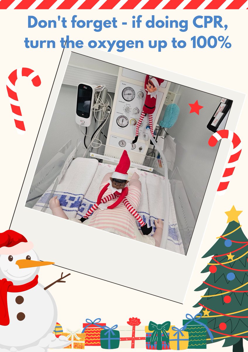 Introducing Peppermint and Candycane - the education elves! Joining our department this Decmeber to share valuable nuggets of information for neonates and Paediatrics. Day 1: <a href="/CTMSCBU/">CTM Neonatal Services at POWH and PCH</a>
