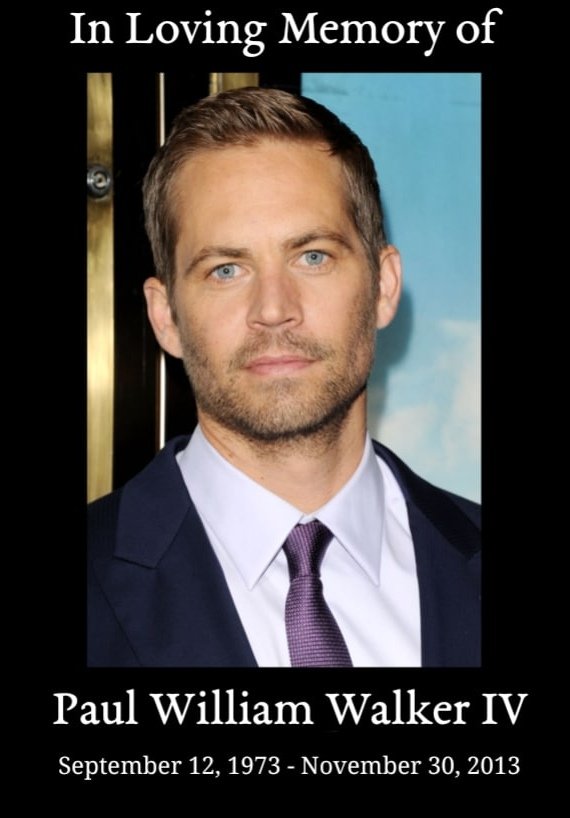 See you again, <a href="/RealPaulWalker/">Paul Walker</a> ♡
