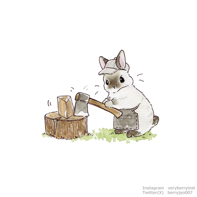 うさキャンプ  えぃっ  …あれ?