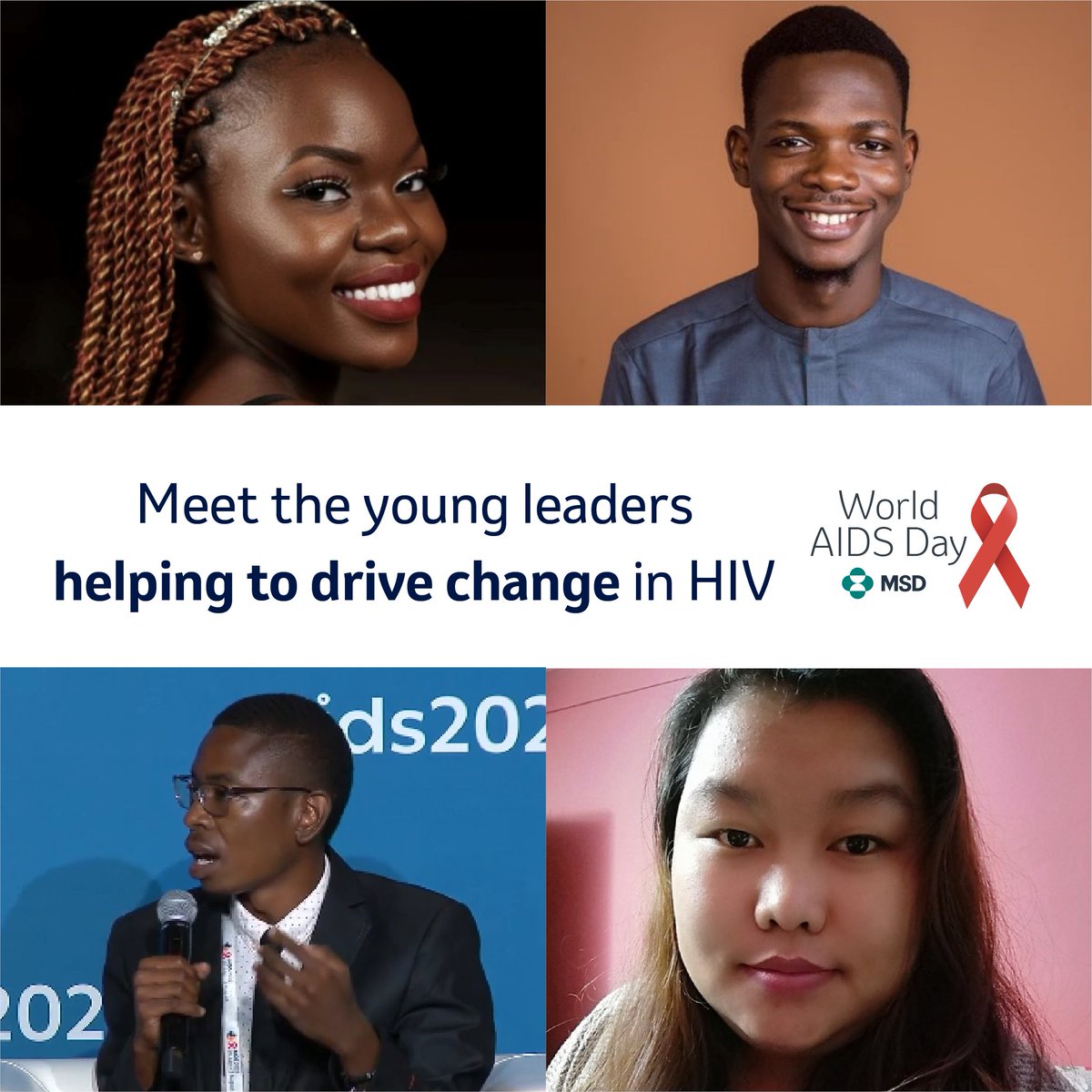 #WorldAIDSDay is a time to stand in solidarity with those affected by HIV, commemorate the lives we’ve lost, and unite with activists who are making a difference. Explore how young leaders in the global HIV community are helping to make an impact: msd.gl/3VfpOII