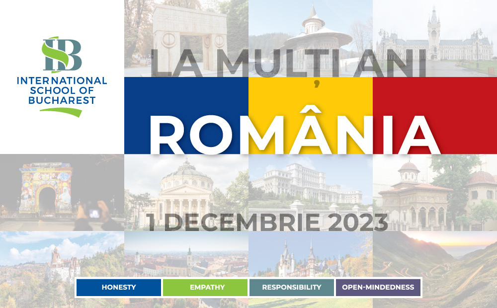 Celebrating Romania's National Day from ISB! Sending love and joy to our Romanian community and friends! Cheers to the beauty and strength of Romania's spirit!

#Romania #NationalDay #Community #HERO #ILoveISB