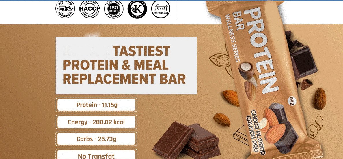 ChocoAlmond Protein Bar 60G It doesn't contain artificial sweeteners and flavor. #proteinbar #healthyeating #healthychoices #gymlife #activelife #fitfam #livelifehealthy #healthylifestyle #weightlossdiet #vegetarianprotein #veganprotein #sportsnutrition #chocolatelovers