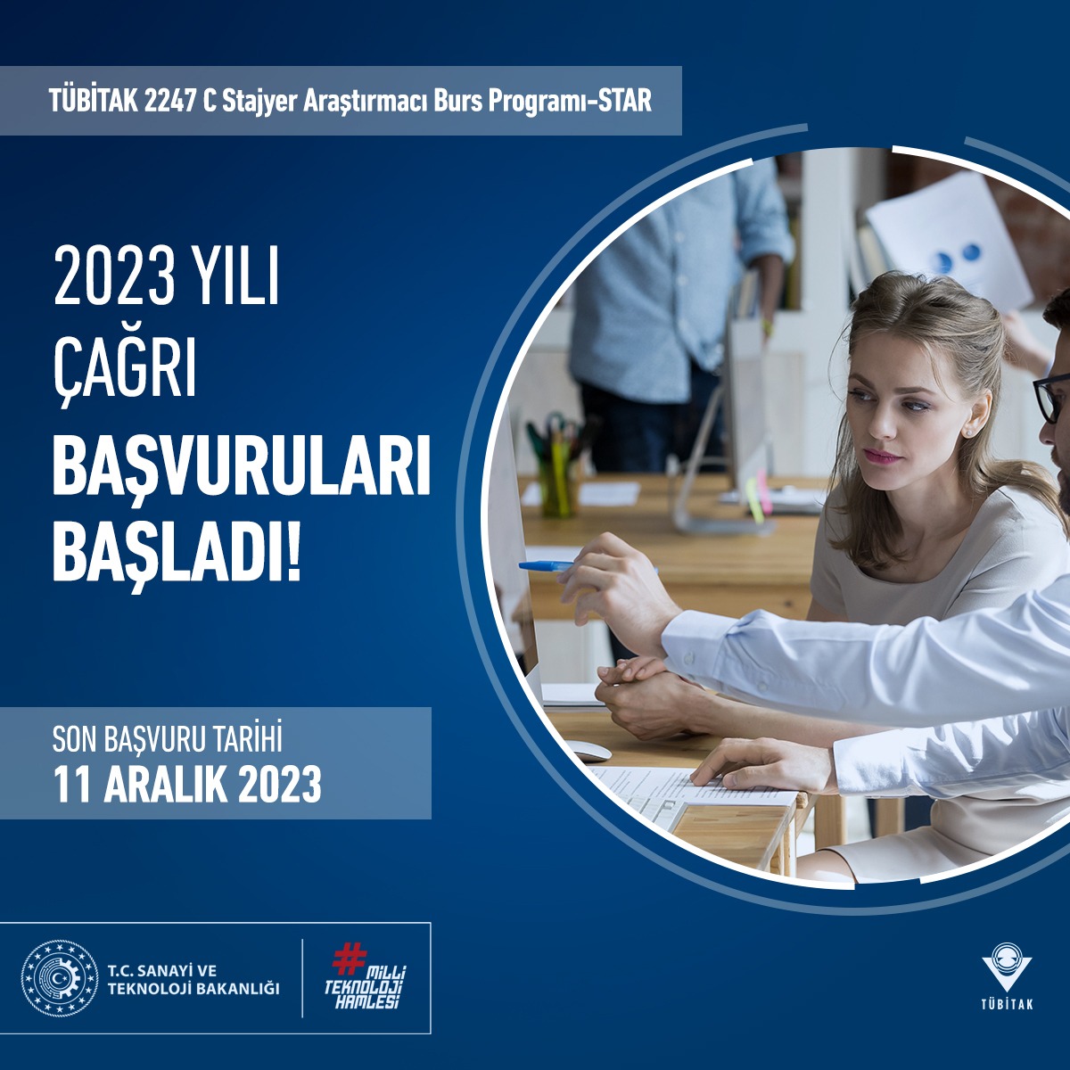 TÜBİTAK 2247-C Stajyer Araştırmacı Burs Programı-STAR Lisans 2023 çağrısı başvuruları başladı! 🔎 👩‍🎓 Lisans öğrencilerinin araştırma projelerine dahil edilerek Ar-Ge kültürü kazanmaları, araştırma ekosistemine ilk adımı atmaları ve araştırma yapmaya teşvik edilmelerinin…