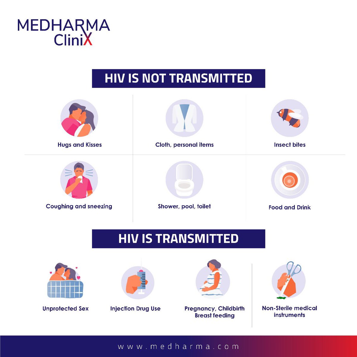 medharmaclinix's tweet photo. When we asked with our expert, Dr Anup, about HIV infection, he replied “HIV for the vast majority of patients is now just a chronic disease like high blood pressure and can be fully controlled with just 2 or 3 medications taken daily. All should understand that it is no longer amthe scary disease it used to be.”

This World AIDS Day, we stand in solidarity with the global community to raise awareness about HIV/AIDS and to eliminate it as a public health threat. 
 
Our mission extends beyond medical care to provide support, education, and understanding. Join us in honoring those affected, challenging misconceptions, and working towards a future free from the impact of HIV/AIDS because together, we can make a difference.
