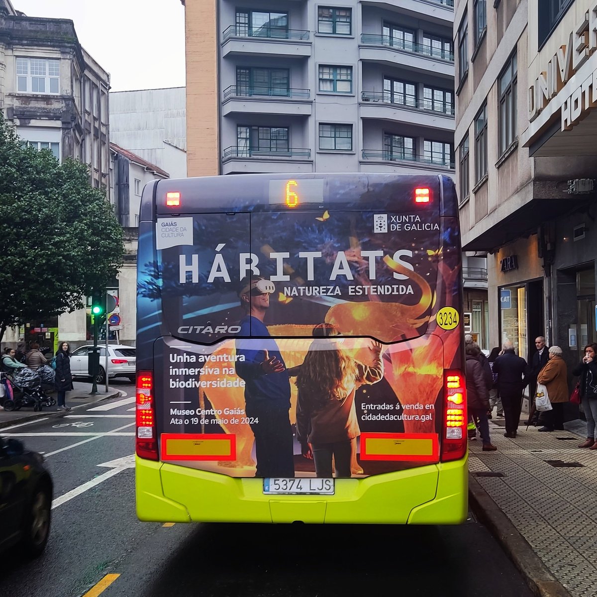 Ata o 19 de Maio na @CidadedaCultura #CidadeDaCultura #Hábitats #SantiagodeCompostela #PublicidadExterior #AutobusesUrbanos #YagosPublicidad #LaBuenaPublicidad #ooh