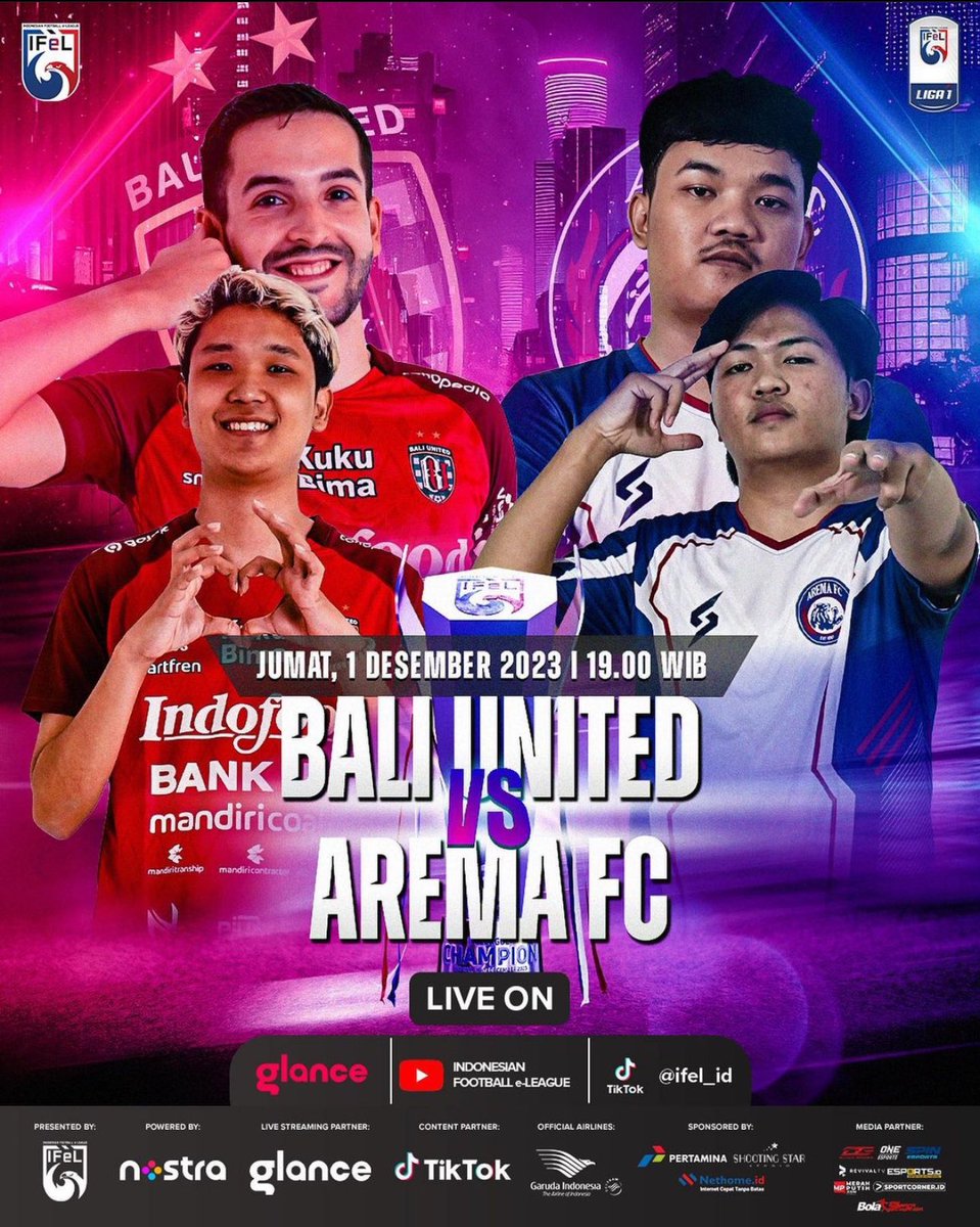 AlexAlguacil8's tweet photo. Super Week 2✅
Momento de cerrar el pase a playoffs 💪💪
Hoy viernes comienza el último super Week de liga
13:00h 🇪🇸 vs Arema
Ya sabes en directo en YouTube y Tiktok de ifel
#ifel
#indonesiafootballelague #efootball2024
#efootball2024mobile #ligalindonesia https://t.co/lEJDBlrgzm