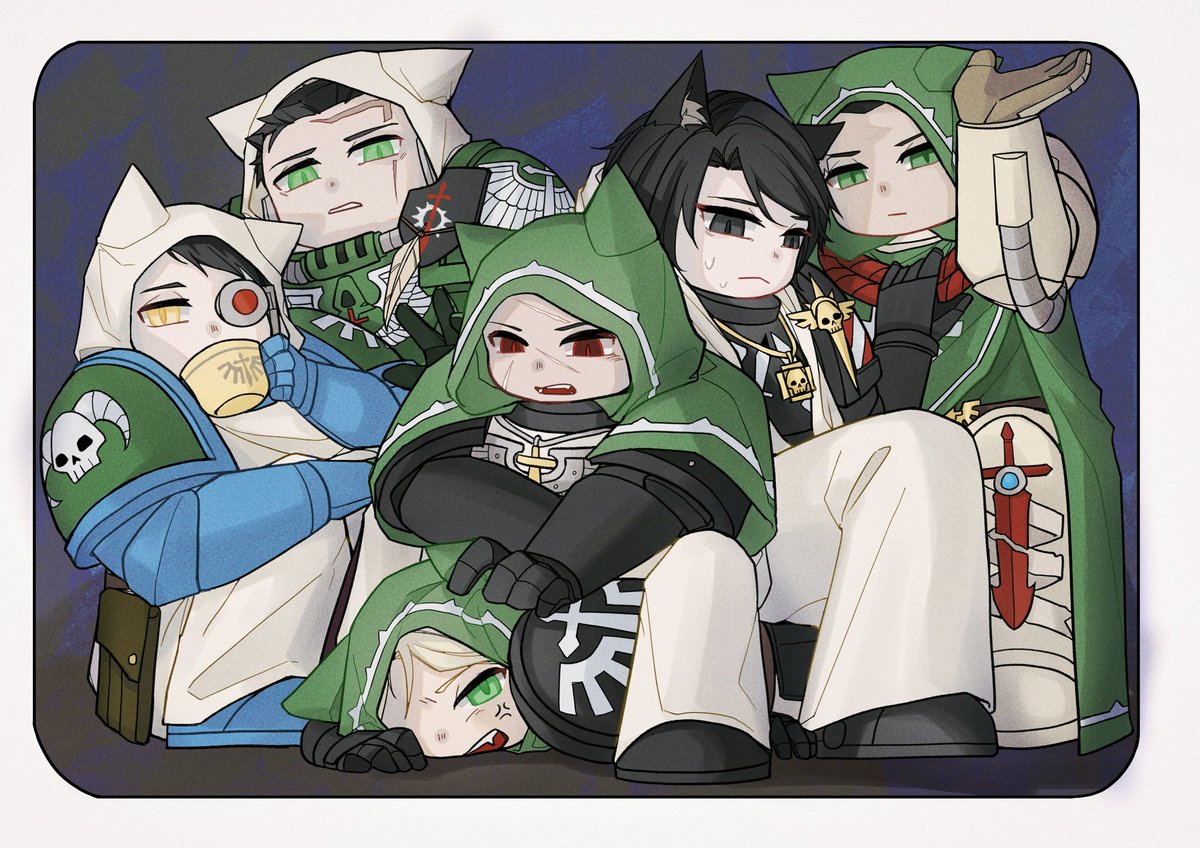 dongnan001's tweet photo. meow？
#warhammer40k #warhammer40000 #WarhammerArt #darkangels https://t.co/R4MzFIczbA