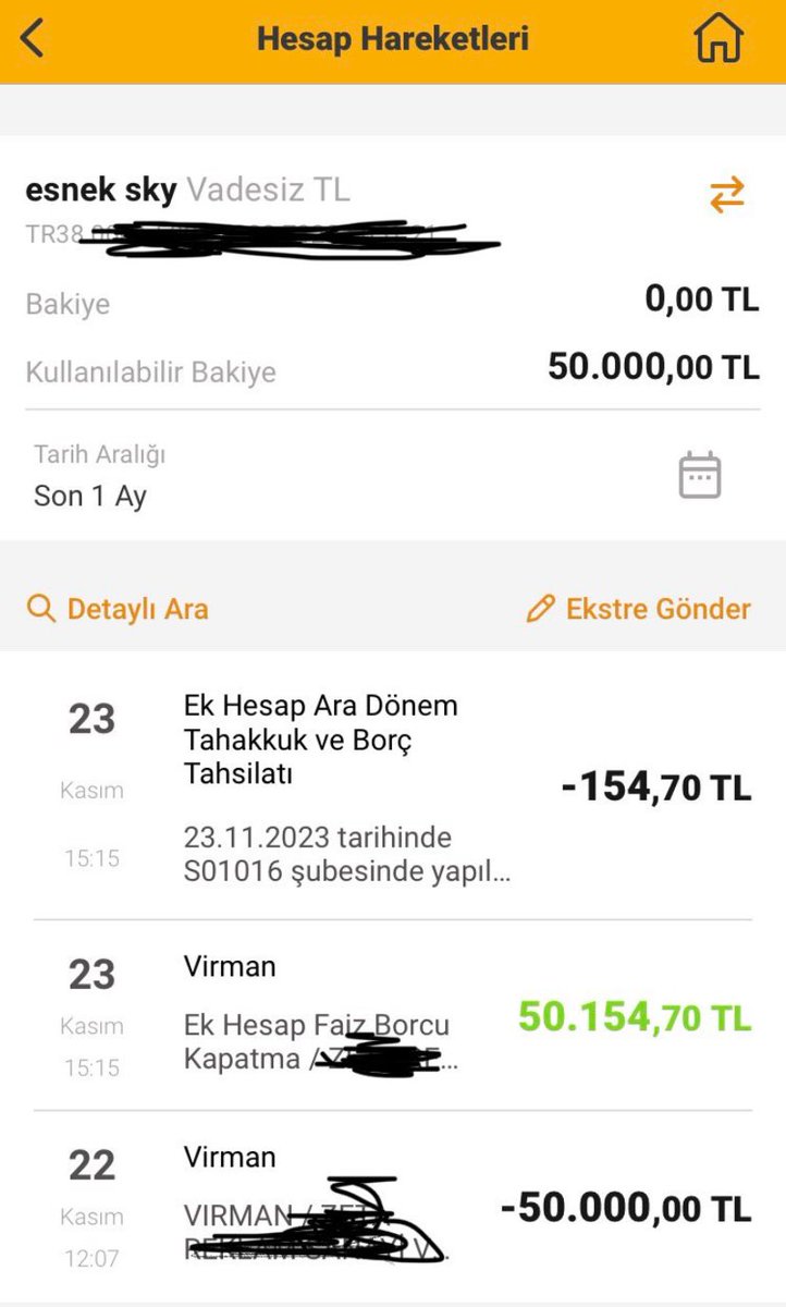 🏧 Bankalar çıldırdı. Esnek dediklerine bakmayın, hesap başka!

💳 Bir ticarî mudinin mesajı: “Firma olarak çalıştığımız bir devlet bankasındaki 2 müşteri temsilcisi firmamızı ziyarete geldi. 

💰 Kurumsal banka hesabımızı mobil bankacılıktan açtık. 

💳 50.000 TL limitli avans