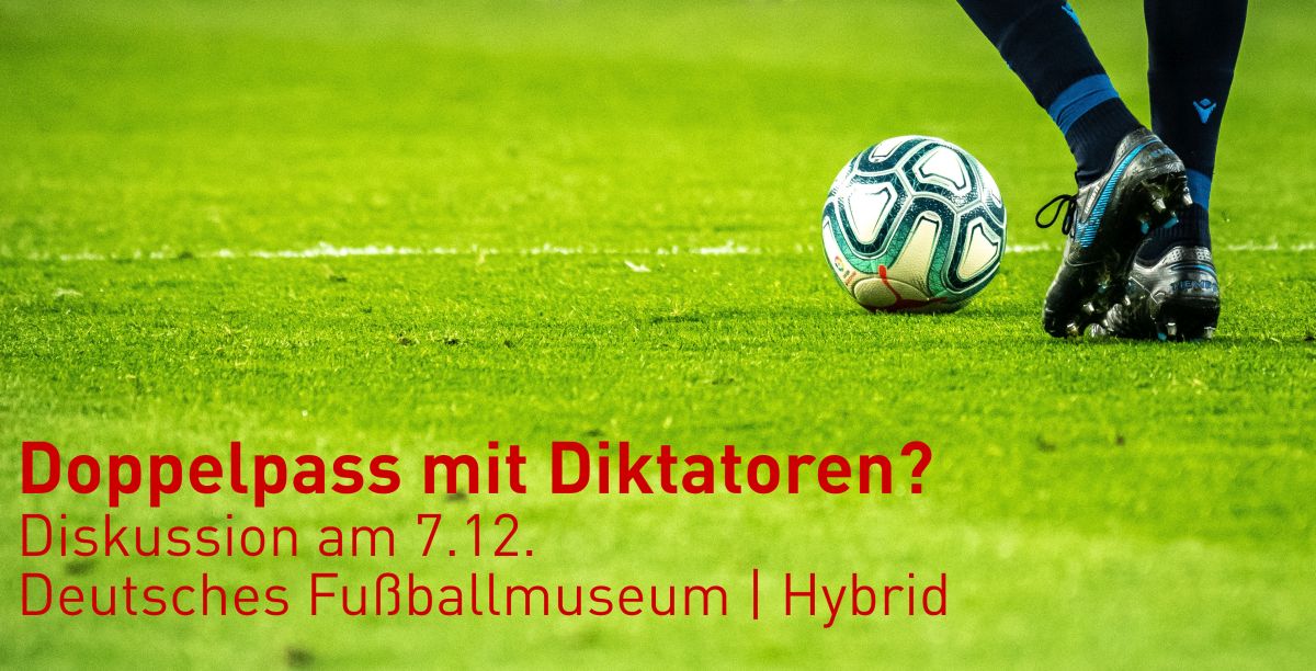Kann #Sport in Krisen- und Kriegszeiten gezielt als diplomatisches Werkzeug eingesetzt werden, um Brücken zu bauen? Darüber diskutieren am 7.12. im Dt. Fußballmuseum @MSCheusgen, <a href="/thomaskonietzko/">Thomas Konietzko</a>, Kim Bui &amp; <a href="/Matthias_Friebe/">Matthias Friebe</a> <a href="/DLF_Sport/">Deutschlandfunk Sport</a>. Eintritt frei! Info: lag21.de/termine/detail…