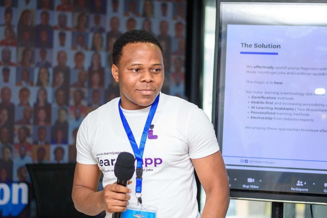 thelearnlyapp's tweet photo. LearnlyApp Edtech emerged among the top 10 winners of the #itet programme Pitch day, a remarkable achievement for our team led by our CEO @IbiyemiPedro. 

We are incredibly honoured to receive this recognition! @FutPerspectives

#africatech https://t.co/fpK2xgVzDU