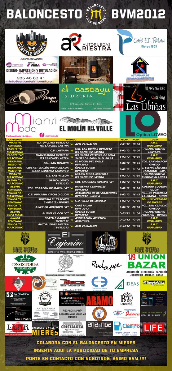 BVM2012's tweet photo. PARTIDOS FIN DE SEMANA🖤💛

#BVM2012 
#Fuckcancer https://t.co/uYemeiIQB6