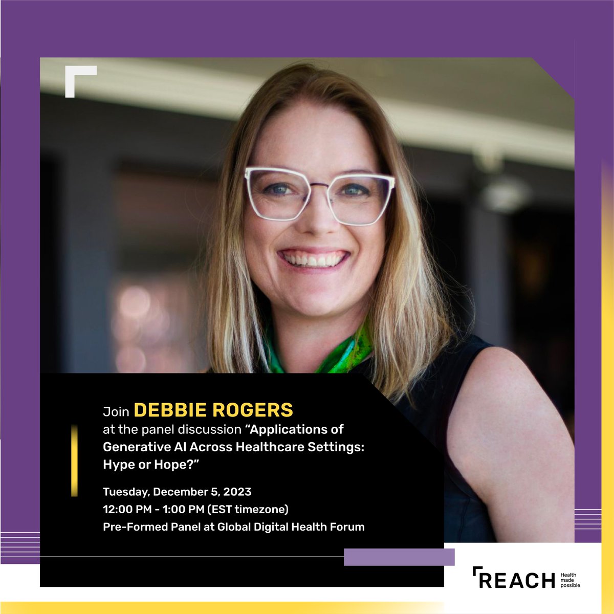 ReachHealth's tweet photo. @ReachHealth is at the #GDHF2023, and we can't wait to connect with you. Join us at this unparalleled platform for implementing organizations to come together and collaborate on advancing global health initiatives in low- and middle-income countries. #ReachHealth #DigitalHealth https://t.co/8HaA3sbjPM