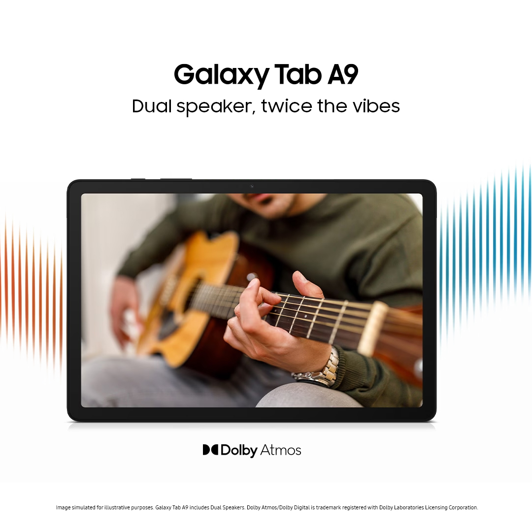 Pump up the volume and chill out to the sounds you love in all its glory with the #GalaxyTabA9

#Samsung