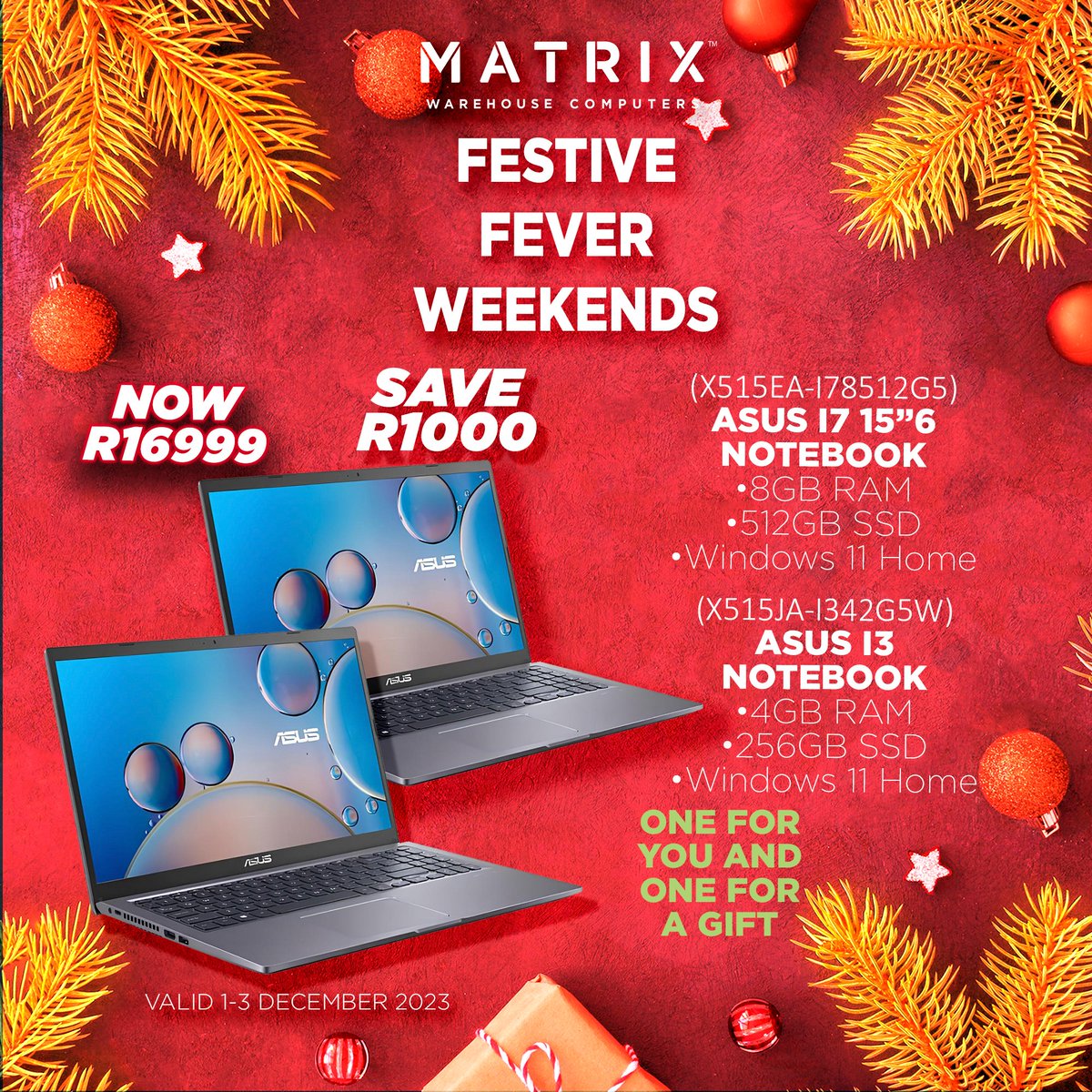 MatrixWarehouse's tweet image. Festive Fever Has Arrived 🎅🎄
.
.
.
.
#matrixwarehouse #December #FestiveSeason #techdeals #Savings