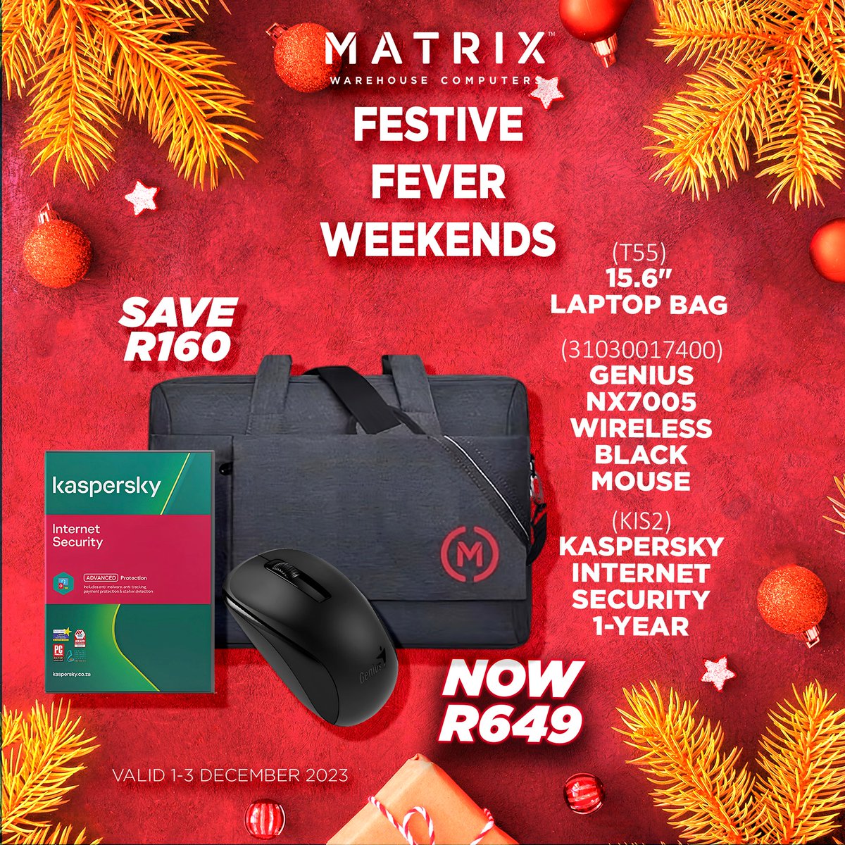MatrixWarehouse's tweet image. Festive Fever Has Arrived 🎅🎄
.
.
.
.
#matrixwarehouse #December #FestiveSeason #techdeals #Savings