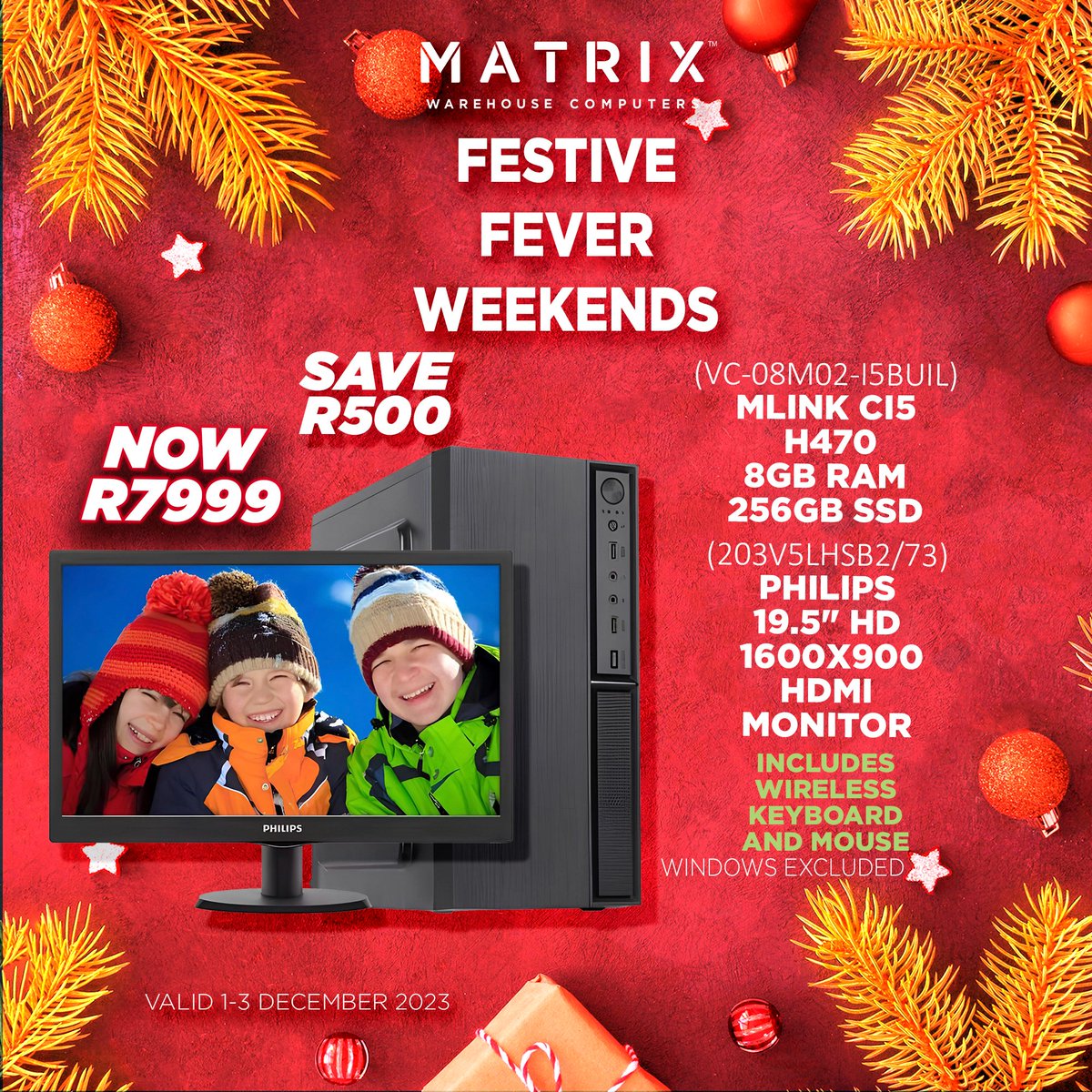 MatrixWarehouse's tweet image. Festive Fever Has Arrived 🎅🎄
.
.
.
.
#matrixwarehouse #December #FestiveSeason #techdeals #Savings