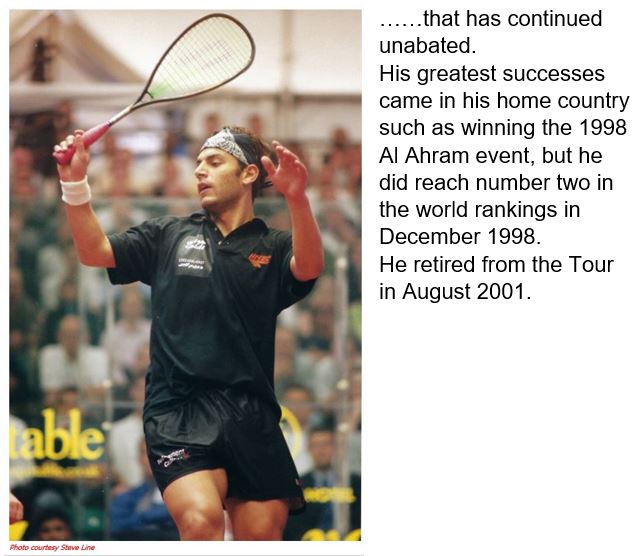 When Ahmed Barada beat countryman Omar Elborolossy in the final of the 1994 World Junior Championship he not only became the first Egyptian winner of the title, but became the first of the new wave of Egyptian players..... @WorldSquash @MasrSquash