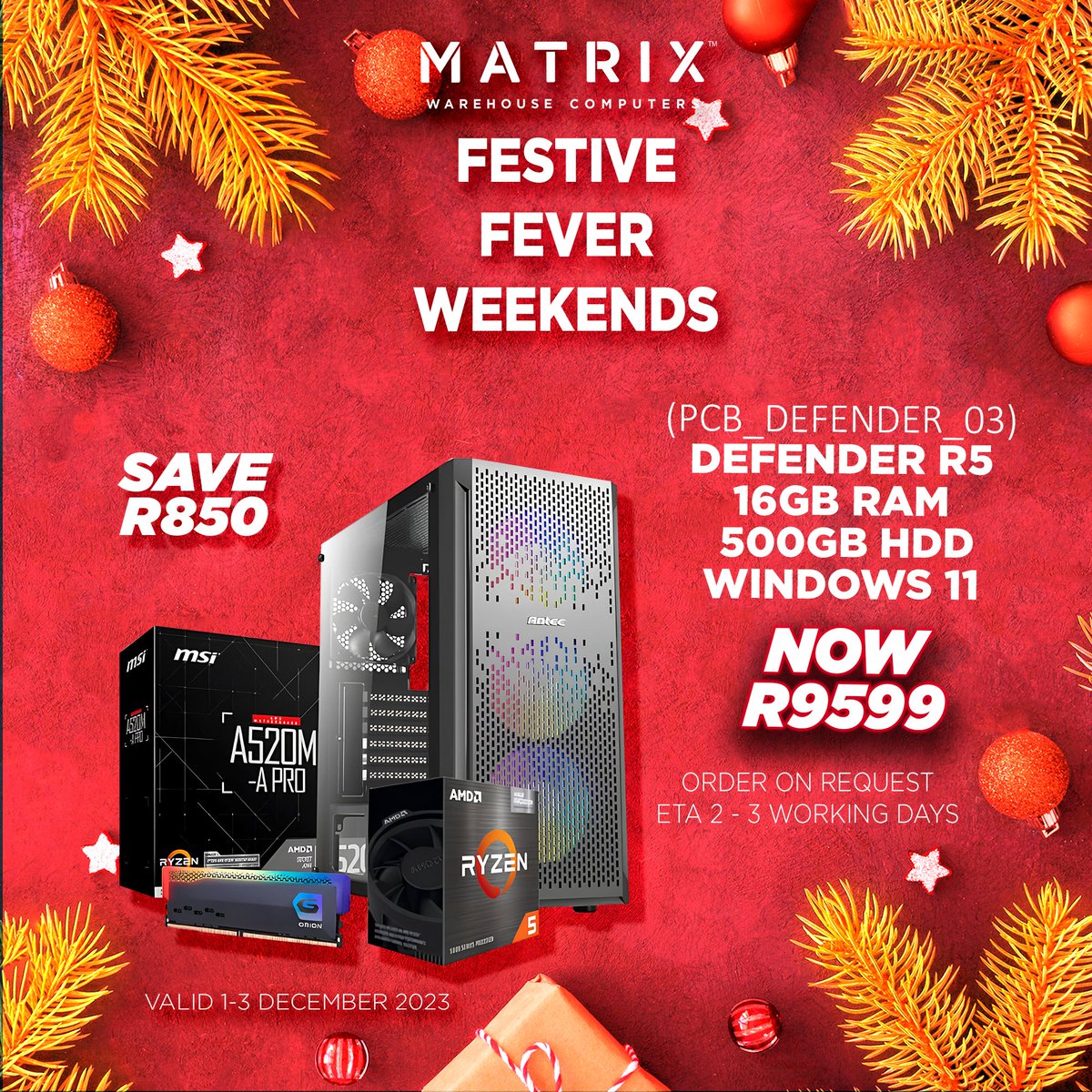 MatrixWarehouse's tweet image. Festive Fever Has Arrived 🎅🎄
.
.
.
.
#matrixwarehouse #December #FestiveSeason #techdeals #Savings