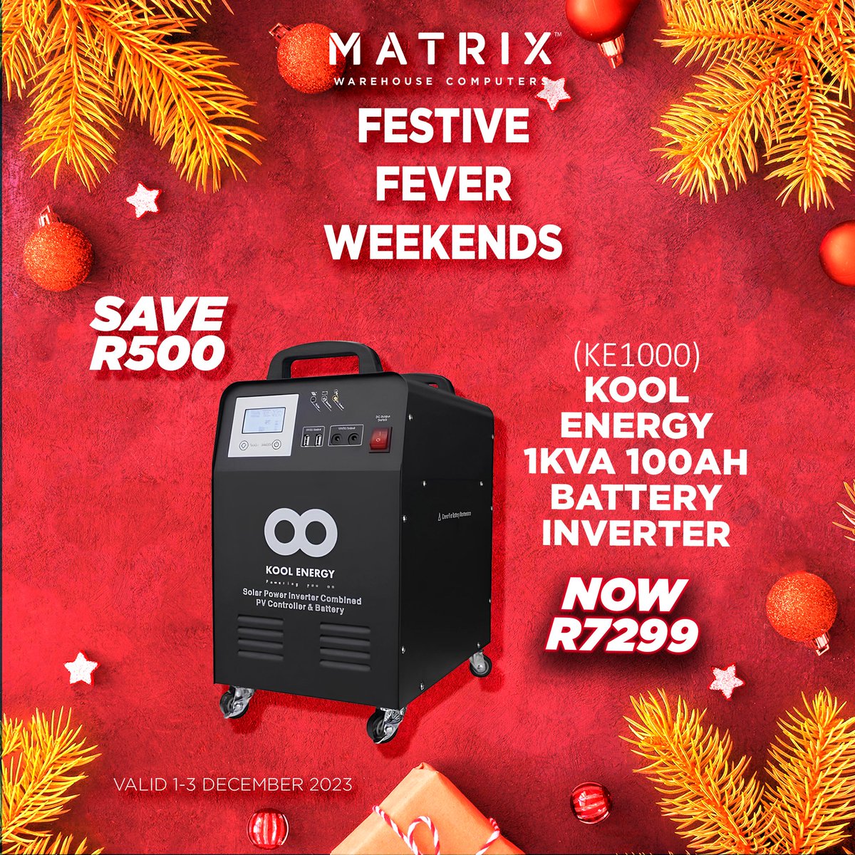 MatrixWarehouse's tweet image. Festive Fever Has Arrived 🎅🎄
.
.
.
.
#matrixwarehouse #December #FestiveSeason #techdeals #Savings