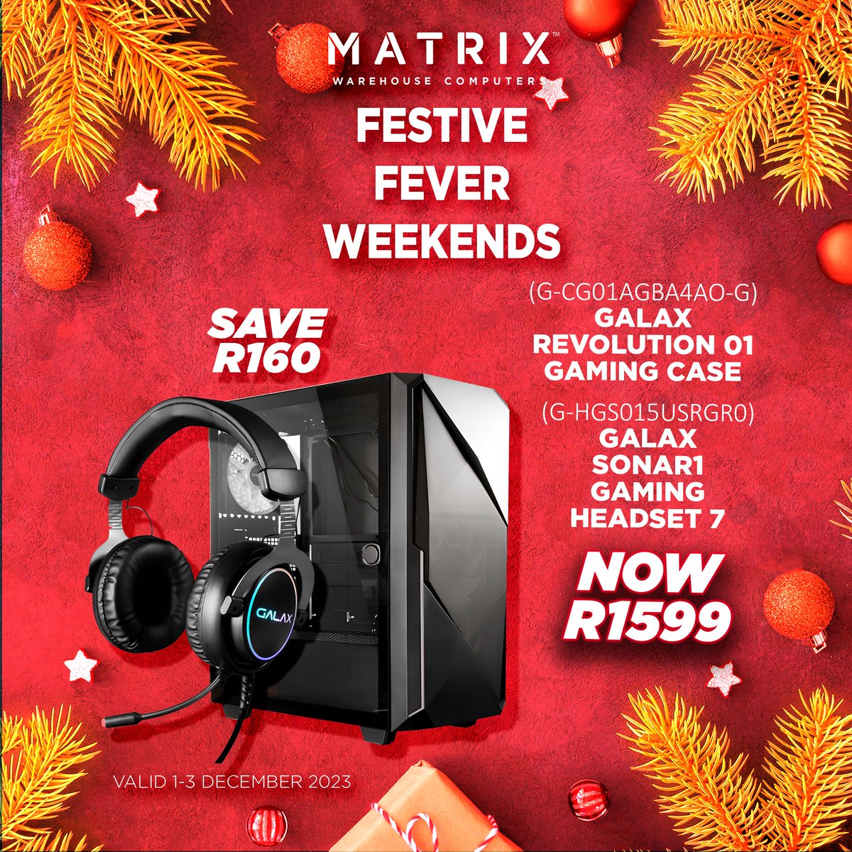 MatrixWarehouse's tweet image. Festive Fever Has Arrived 🎅🎄
.
.
.
.
#matrixwarehouse #December #FestiveSeason #techdeals #Savings