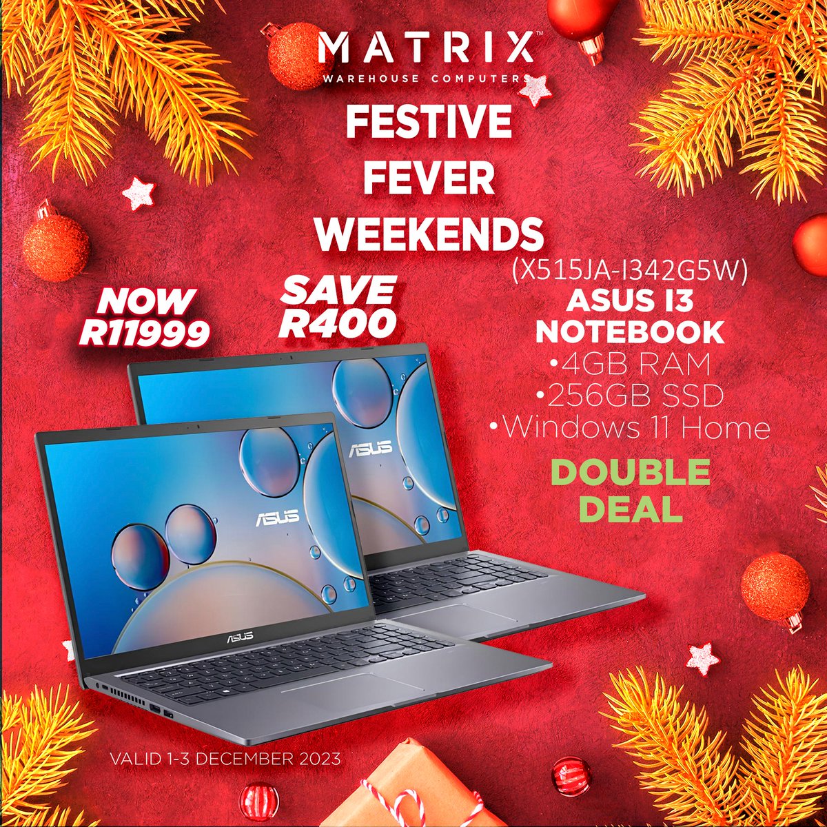 MatrixWarehouse's tweet image. Festive Fever Has Arrived 🎅🎄
.
.
.
.
#matrixwarehouse #December #FestiveSeason #techdeals #Savings