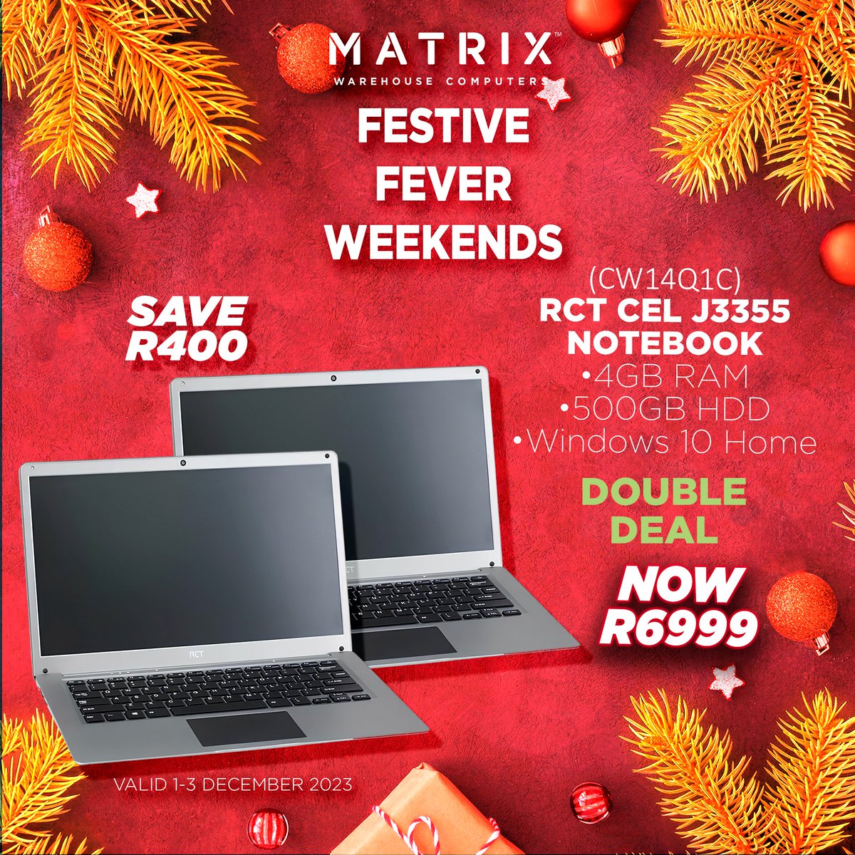 MatrixWarehouse's tweet image. Festive Fever Has Arrived 🎅🎄
.
.
.
.
#matrixwarehouse #December #FestiveSeason #techdeals #Savings