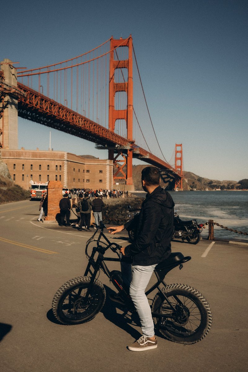 Ride the bridge, live the dream. 🌉 Macfox ebikes - your passport to San Francisco's Golden Gate! 
📸 : jr2shoot
#macfox #macfoxbike #goldengatebridge #sflove #rideelectric #citycycling #ebikeworld #bayarea