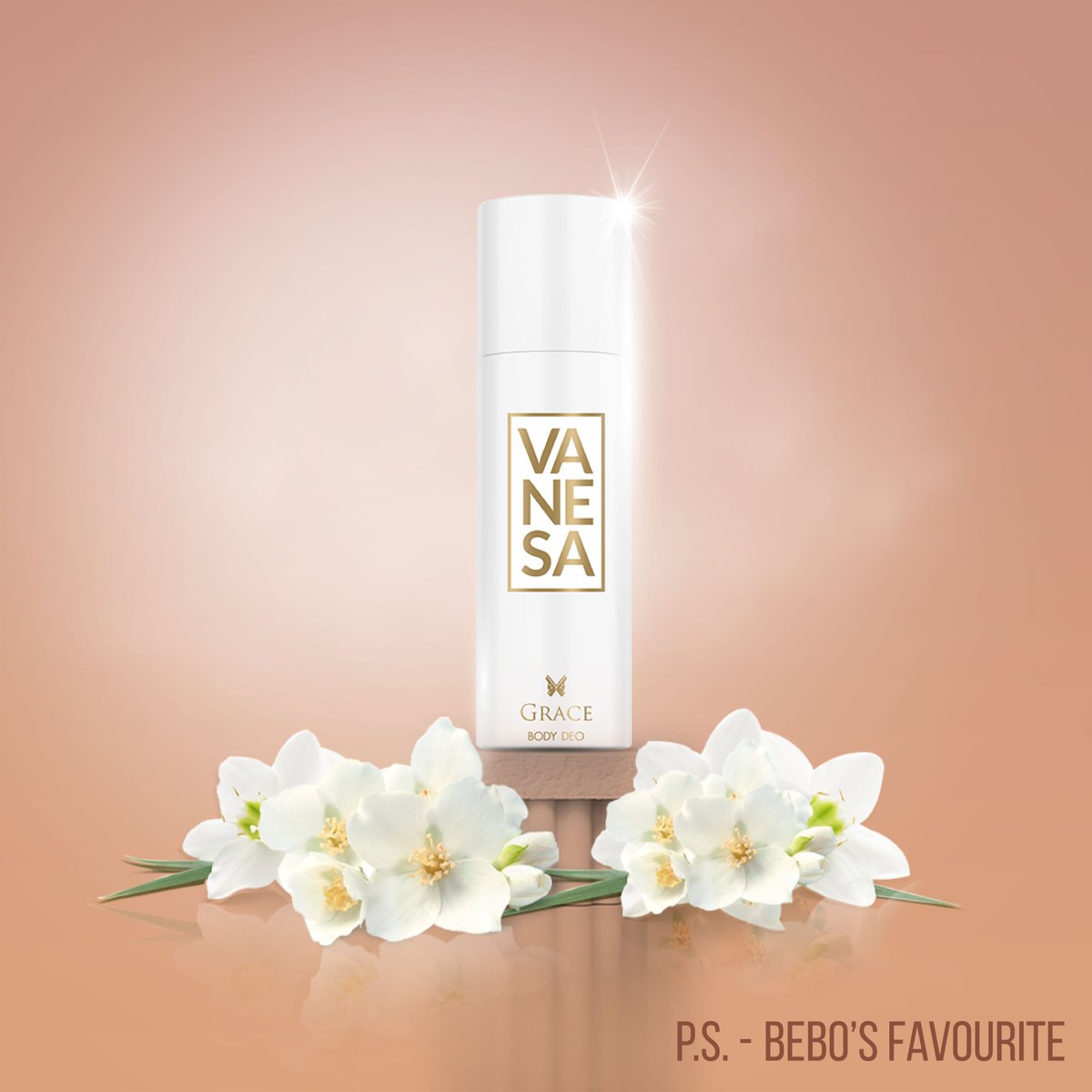 Inspired by the grace of Kareena Kapoor, Vanesa presents 'Grace' – a fragrance that captures the essence of timeless elegance. Experience the sophistication and charm of Kareena as you wear this exquisite scent. Grace yourself with Grace. #vanesabeauty #Vanesa #Grace #Perfume