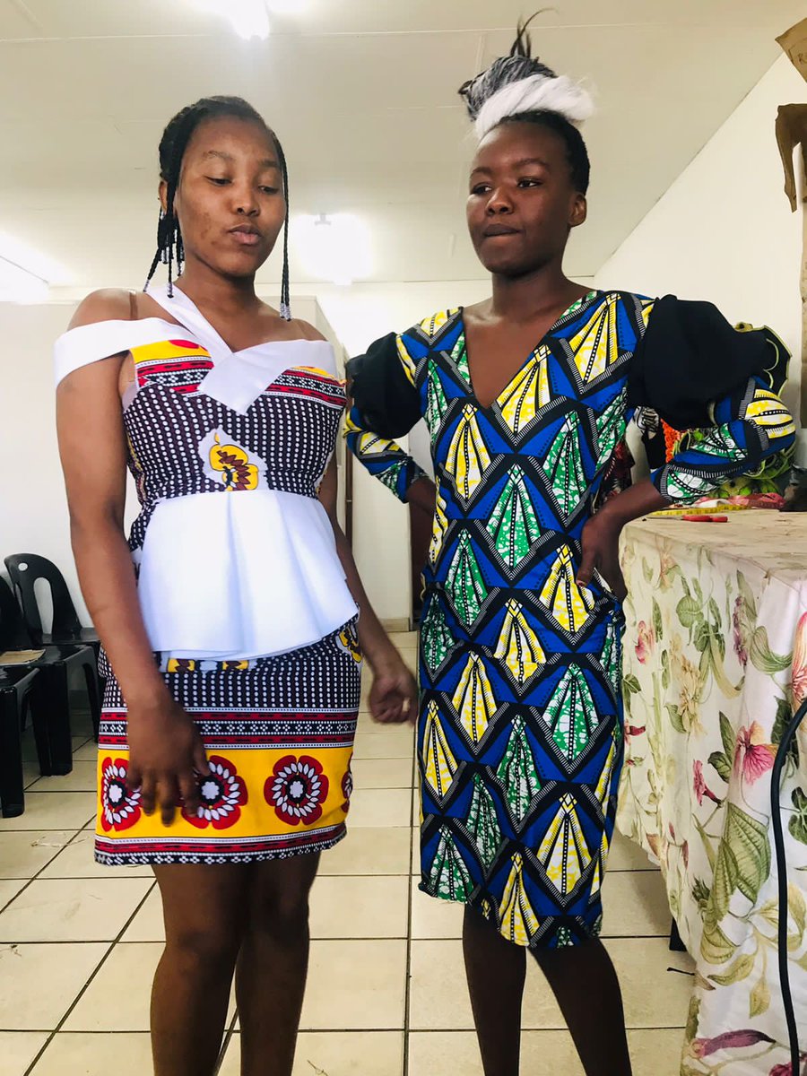 AVTF19's tweet photo. Afrisoc Vocational Training Facility-AVTF 
Students showcased their long Dresses 👗 yesterday Thu. 30/11/2023 

@OpenSociety @WeAreCohere_Org @SARefugee_Led https://t.co/9JAjjNmtzP